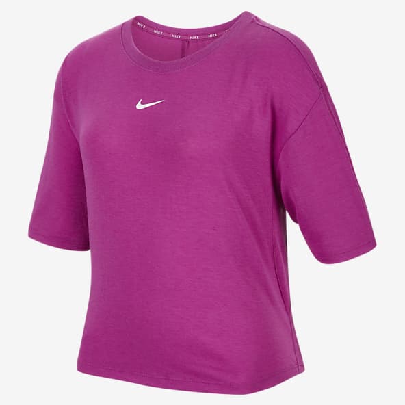 Holgado Morado Dri FIT Tops. Nike MX